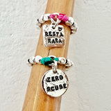 G.MG20 Anello cubotti Argento 925 medaglietta incisa personalizzabile