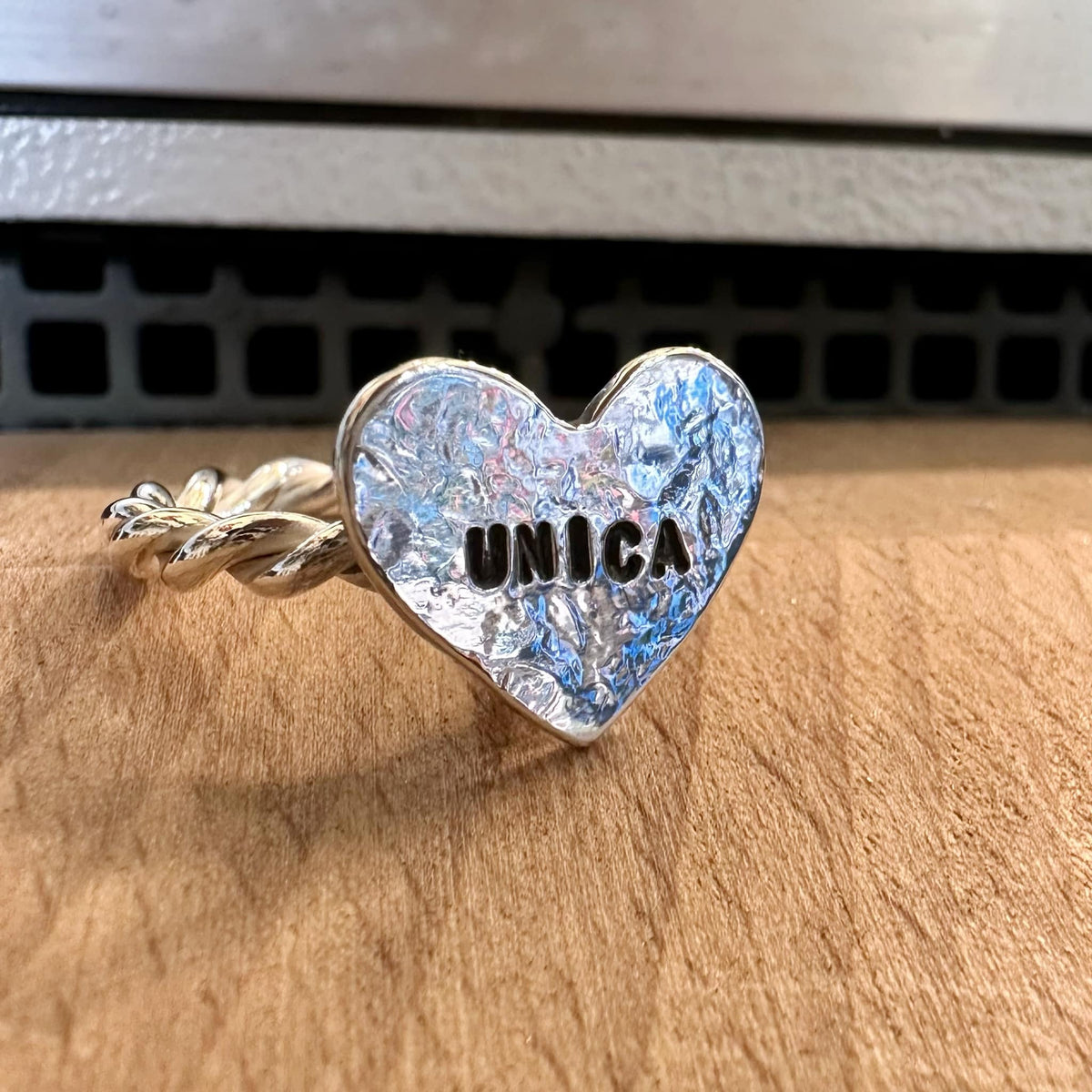 Anello Largo Spinner Grigio Argento BRASS Workshop 24an27