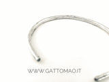 G.8102 - Bracciale rigido Argento 925 con incisione Mod. DESTROYED