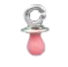 DODO MARIANI - Ciondolo “stopper” Argento 925 - Ciuccio Rosa