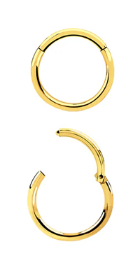 P.0022 - Piercing in TITANIO - Clicker - 10 millimetri