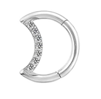 P.0034 - Piercing in TITANIO con zirconi