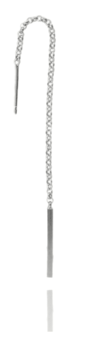 G.B78384 FIAMMIFERO Orecchino Saliscendi Argento 925 singolo