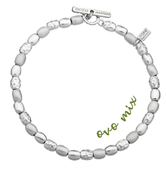 DODO MARIANI - Bracciale Ovo Mix - Argento 925