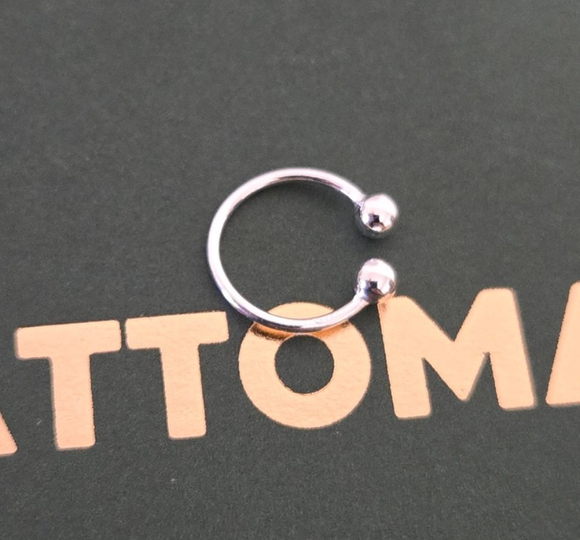 G.OR30 Earcuff stile “piercing” Argento 925