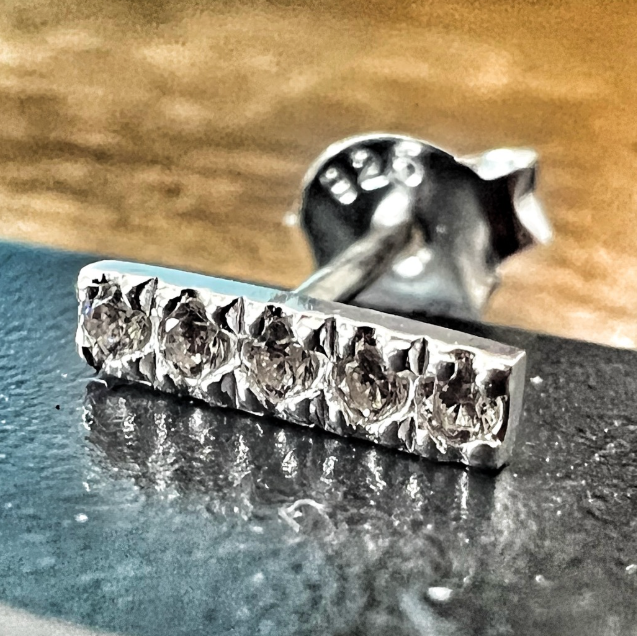 Orecchini Vintage A Forma Di Anatra In Argento Sterling 925 Con - Foto 8