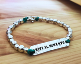 G.S2155 Bracciale Targhetta Personalizzabile Argento 925 - nuova versione