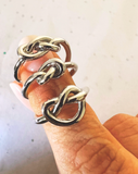 G.A2240 Anello regolabile NODO - Argento 925 (scegli il modello)