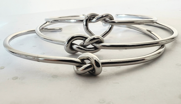 G.B2240 Bracciale regolabile NODO - Argento 925 (scegli il modello)