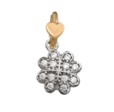 DODO MARIANI - Ciondolo “Lucine” Quadrifoglio Argento 925 e oro giallo