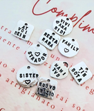 G.2698 🖤L’originale MEDAGLIETTA GATTOMAO in Argento 925 - con incisione scelta da te ✨