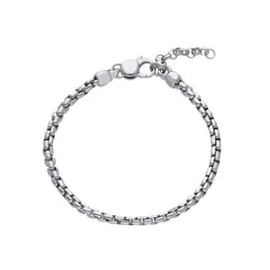 Bracciale maglia veneziana -  uomo Argento 925