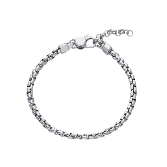 Bracciale maglia veneziana -  uomo Argento 925