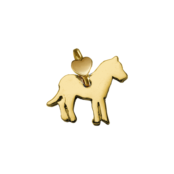 DODO MARIANI - Ciondolo oro giallo - Cavallo
