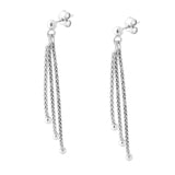 T30575 - Orecchini argento 925 catenine