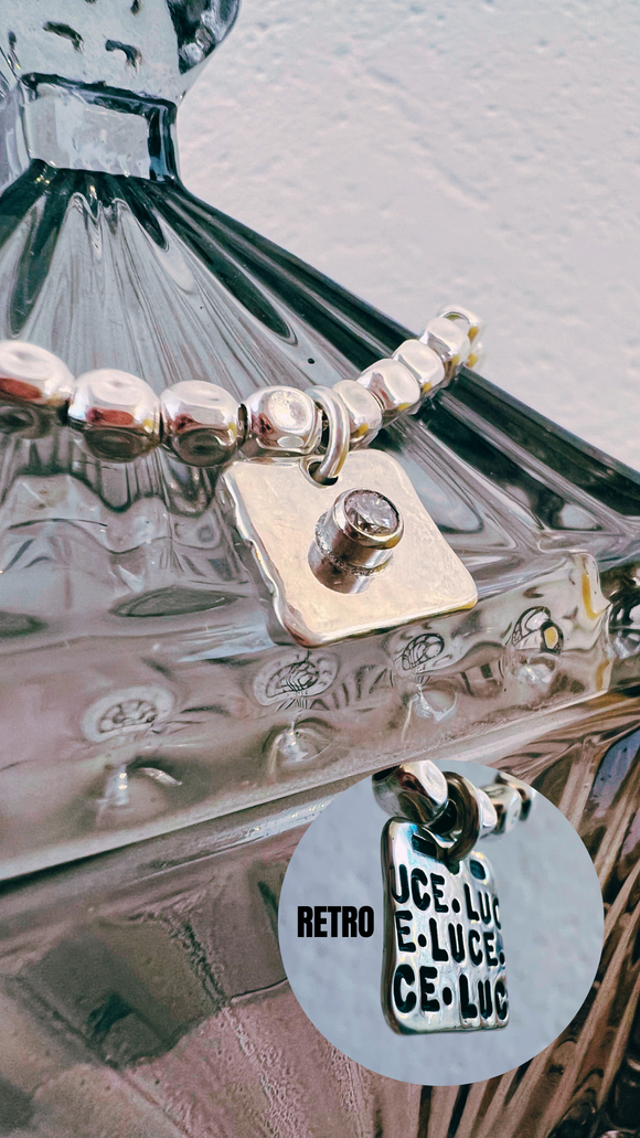 G.EC001 Bracciale ECO Argento 925 e moissanite - cubotti piccoli