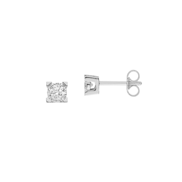 Orecchini COMETE Oro bianco18 ct. e Diamanti p.ct. 18
