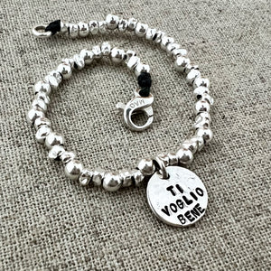 G.20116 - Bracciale Argento 925 "TI VOGLIO BENE" - incisione personalizzabile