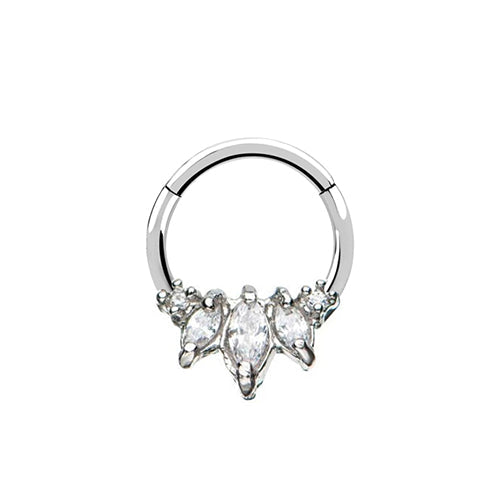 P.0001 - Piercing Clicker Acciaio chirurgico - 8 millimetri