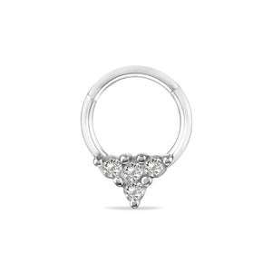 P.0003 - Piercing Clicker Acciaio chirurgico - 8 millimetri