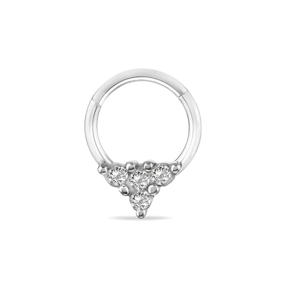 P.0003 - Piercing Clicker Acciaio chirurgico - 8 millimetri
