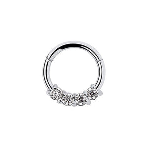 P.0005 - Piercing Clicker Acciaio chirurgico - 8 millimetri
