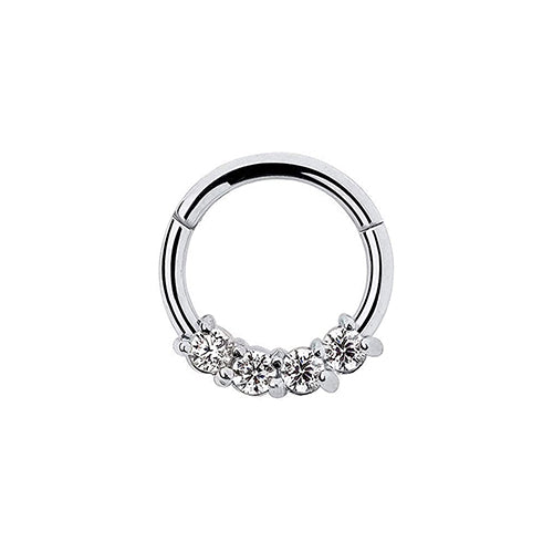 P.0005 - Piercing Clicker Acciaio chirurgico - 8 millimetri