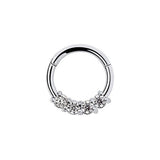 P.0005 - Piercing Clicker Acciaio chirurgico - 8 millimetri