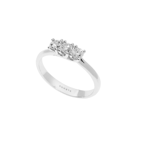 COMETE GIOIELLI Trilogy in oro bianco e diamanti naturali cod. ANB2536
