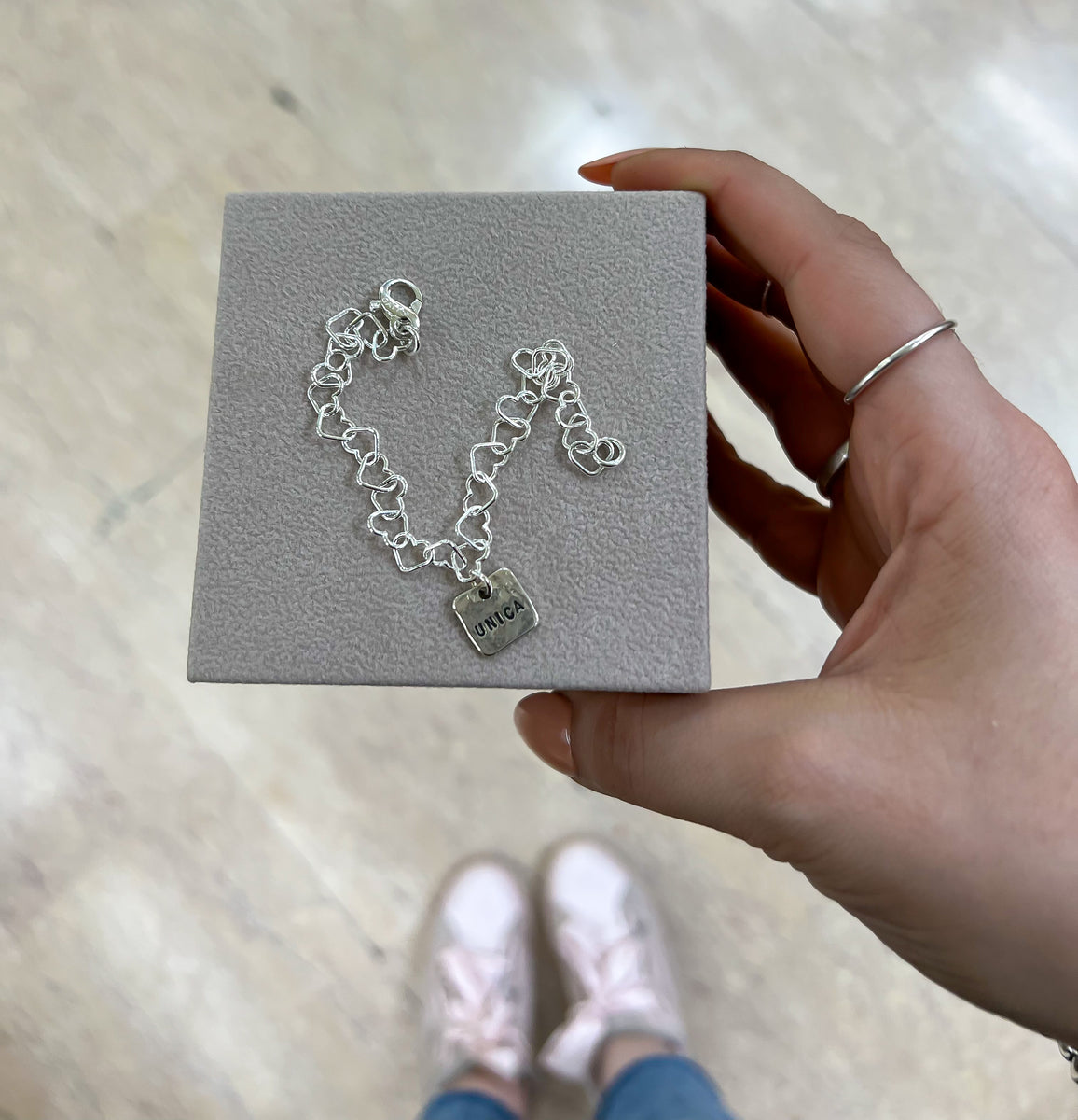 Set 2 Bracciali Di Coppia In Acciaio Personalizzabili Con - Foto 8