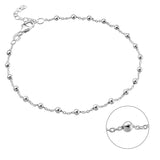 G.MG05 Cavigliera palline Argento 925