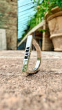 G.U2615 - Anello SPIGOLO Argento 925 - incisione personalizzabile