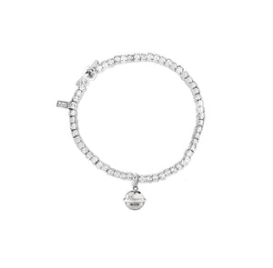 DODO MARIANI - Bracciale pigne small e campanello grande - Argento 925