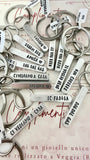 G.2031 🗝️ Portachiavi Barretta - incisione personalizzabile