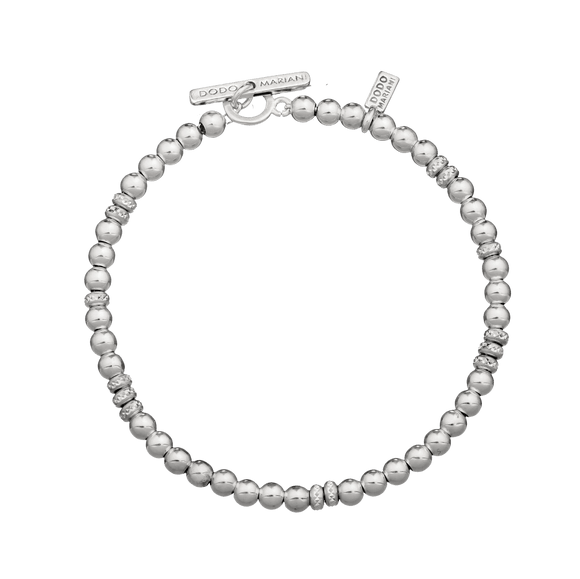 DODO MARIANI - Bracciale prisma e micro bubble Argento 925