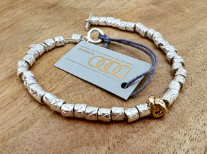 DODO MARIANI - Bracciale "pigne mignon" e nodo in oro giallo