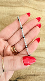 G.245261 Bracciale Argento 925 ed ematite naturale