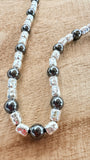 G.245262 Bracciale Argento 925 ed ematite naturale