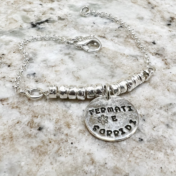 BRACCIALE in argento - codice CB170116N - Palazzo del Corallo BRACCIALE in argento - codice CB170116N - Palazzo del Corallo
