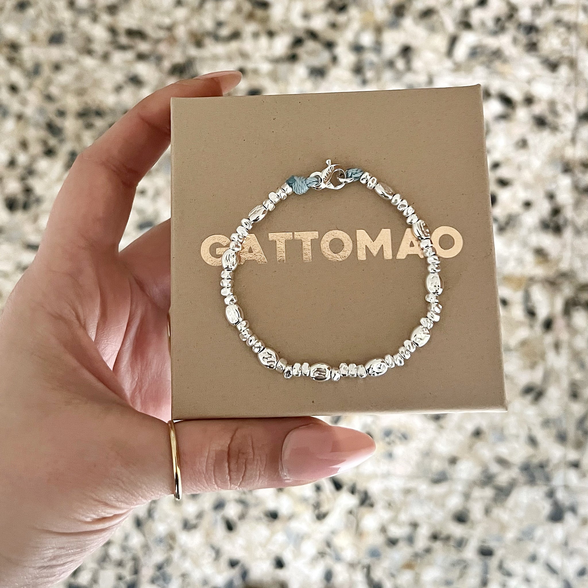 PLANETYS - Bracciale Argento Sterling 925 Placcato Oro 18K Modello Grana di caffè Larghezza 2.5 mm PLANETYS - Bracciale Argento Sterling 925 Placcato Oro 18K Modello Grana di caffè Larghezza 2.5 mm