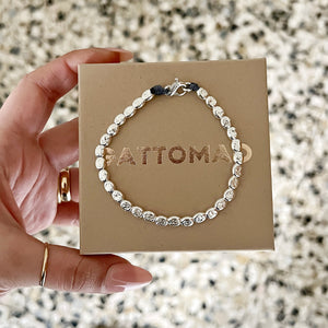 G.274251 - Bracciale Argento 925 sassi martellati
