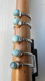 G.A2217 - Anello Argento 925 - Larimar Naturale