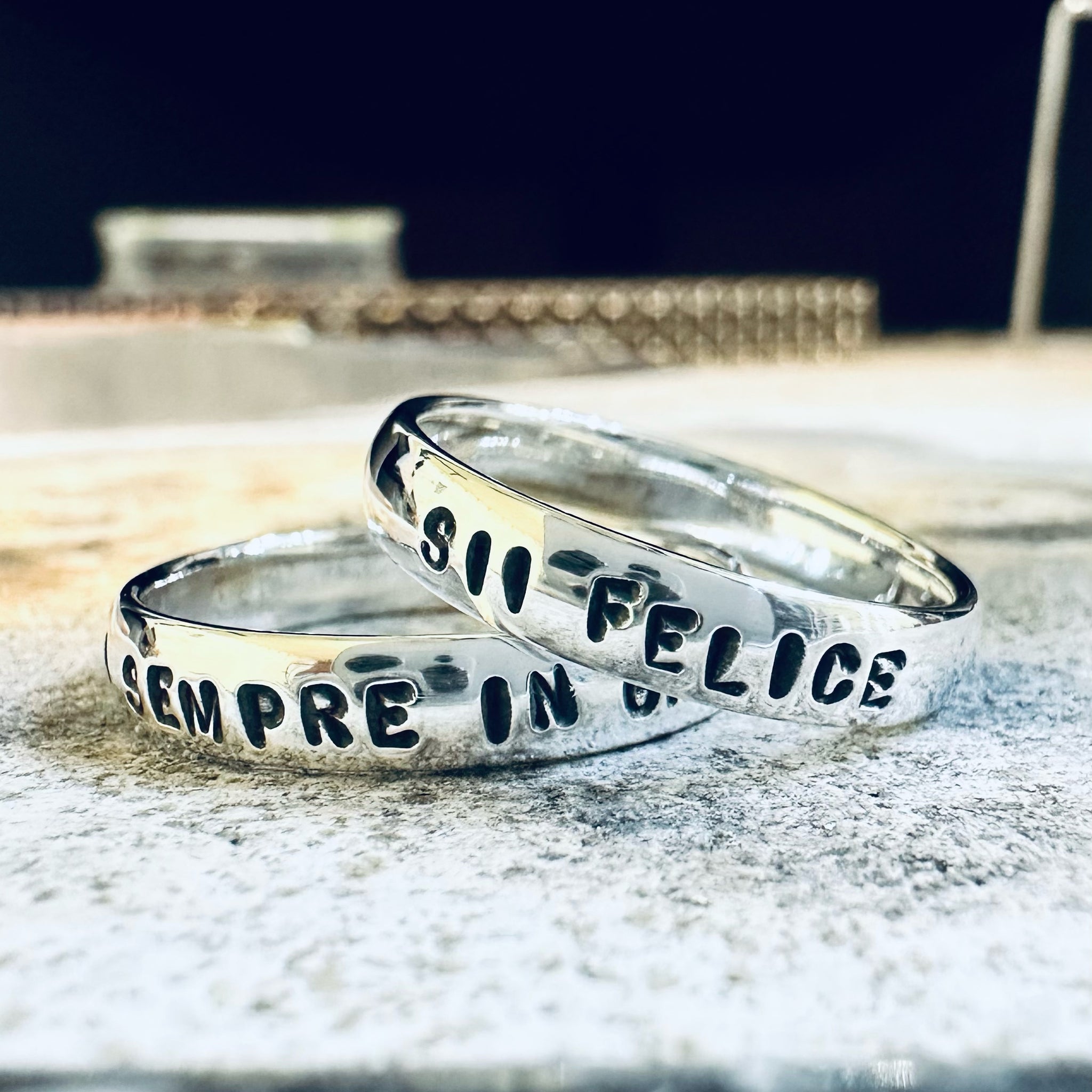 Fidanzamento Argento Fede Argento Con Incisione Gioielli Fedine