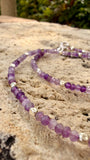 G.U2611 - Collana Argento 925 e micro pietre di Ametista