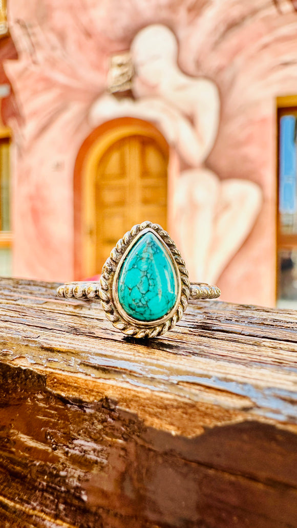 G.A2216 - Anello Argento 925 Turchese Naturale
