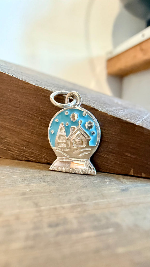 G.101110 - Ciondolo Argento 925 - PALLA DI NEVE