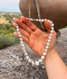 G.U2601 - Collana Argento 925 e pietra di luna naturale