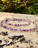 G.U2611 - Collana Argento 925 e micro pietre di Ametista