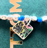 G.S2410 - Bracciale Argento 925 cubotti piccoli e medaglietta personalizzabile - IL NOSTRO BRACCIALE CON MEDAGLIETTA PIU’ VENDUTO 🤎🤎🤎
