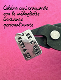 G.2698 🖤L’originale MEDAGLIETTA GATTOMAO in Argento 925 - con incisione scelta da te ✨